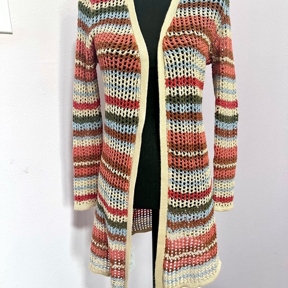 Sky and Sparrow multicolor Cardigan Sweater medium - Picture 1 of 8